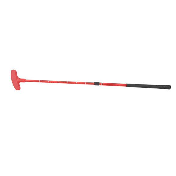 Golfputteri miehille, naisille ja lapsille - 2-suuntainen minigolfputteri oikeakätisille ja vasenkättisille - säädettävä pituus - golfputteri lapsille ja aikuisille - punainen