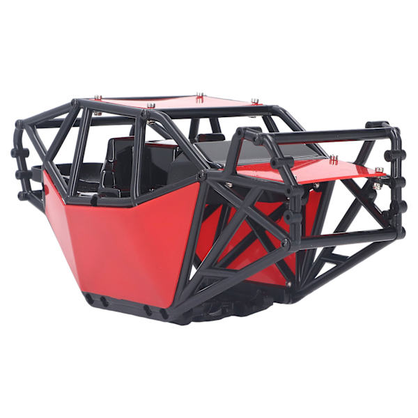 Fjärrkontroll Crawler Body Shell Plast RC Roll Cage Bilmodelltillbehör för Axial SCX10 Red