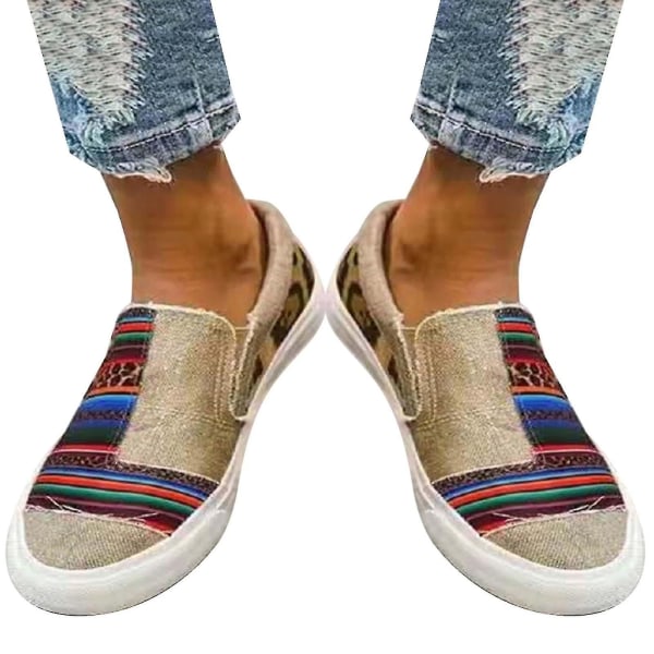 Dame Loafer Plimsolls flate sko 38