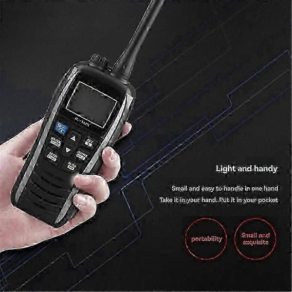 IC-M25 Vanntett VHF Marinradio Flytende Transceiver