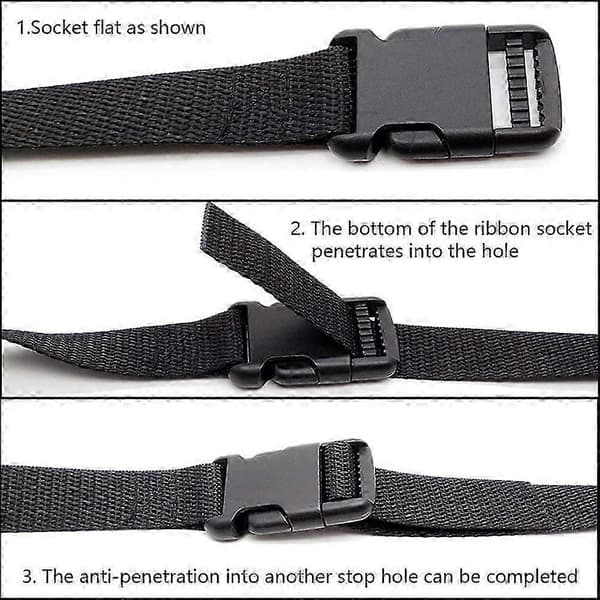 Polypropylenvevbånd 25 mm nylonstropper med hurtigspenne Reisekoffertrem Utility Strap