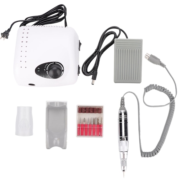Ny elektrisk spikborrmaskin 35000 rpm manikyr pedikyrmaskin amerikansk kontakt 110V