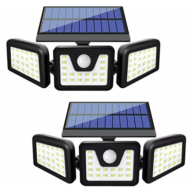 Vattentät LED Solar utomhusbelysning med rörelsesensor