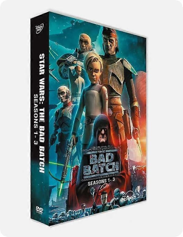 Star Wars: The Bad Batch komplette sæsoner 1-3 (DVD, 2023, 10-disc-sæt) engelsk version[LD]