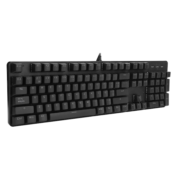 PC-tangentbord med blandade färger, 104 tangenter, spanska blåa switchar, bärbar dator, spel, datortillbehör
