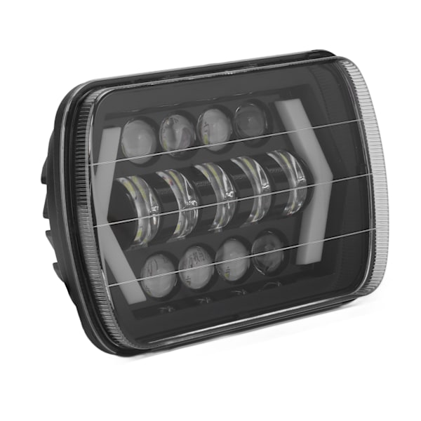 5x7 tuuman LED-ajovalot 60W neliönmuotoiset nuolivalot H4-liittimellä vedenpitävä IP67 maastoautoille