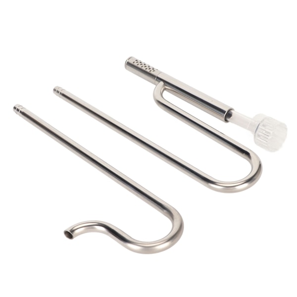 Sisään- ja ulosvirtausputkisto säädettävä 304 ruostumattomasta teräksestä valmistettu akvaariolilja putki pintakuivaimella akvaariosuodattimelle 16 mm vesi 16 mm rasvanpoistoelokuvan sisääntulolla