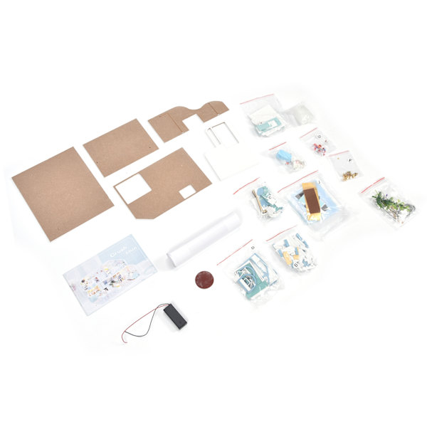 DIY-Nukkekodin Rakennussarja Miniatyyrihuoneen Rakennussarja Syntymäpäivälahja Lapsille Yli 14-vuotiaille