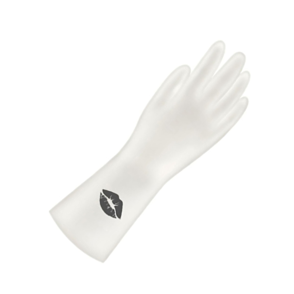 Återanvändbara köksstädhandskar PVC förtjockade diskhandskar Halkbeständiga hushållshandskar4# L(11cm / 4.33in)