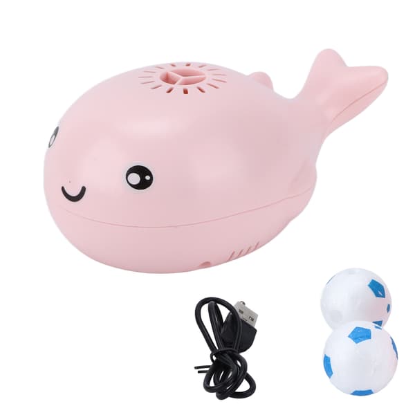 Badeleketøy Søt USB-lading Bærbar Badeleketøy Flytende Ball for Barn GiftPink