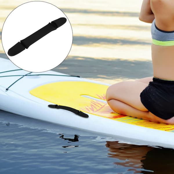 Durable Neoprene & PU Black Soft Surfboard Handle Surfing Board Surf Rescue Accessory