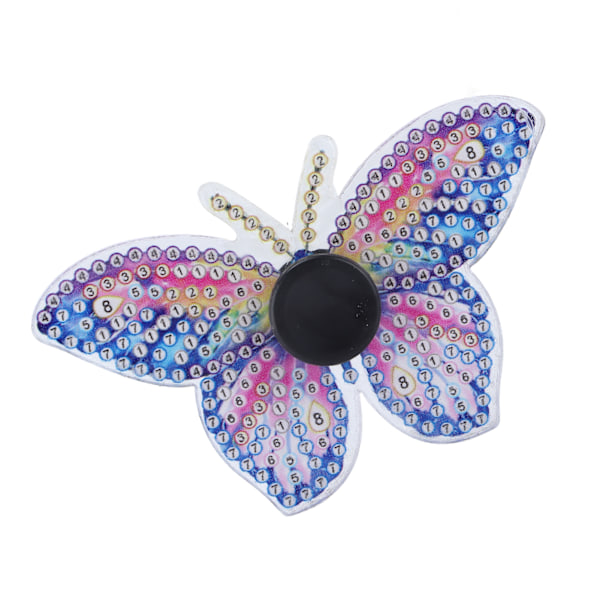 Rhinestone Målningsprydnad Färg Fjärilsform Dekoration DIY Tillbehör Konstkit
