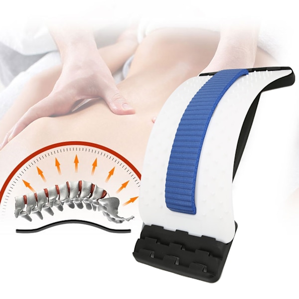 Spine Corrector Midja Ländkota Stretching Traction Massager Avlasta stöd Träningsutrustning