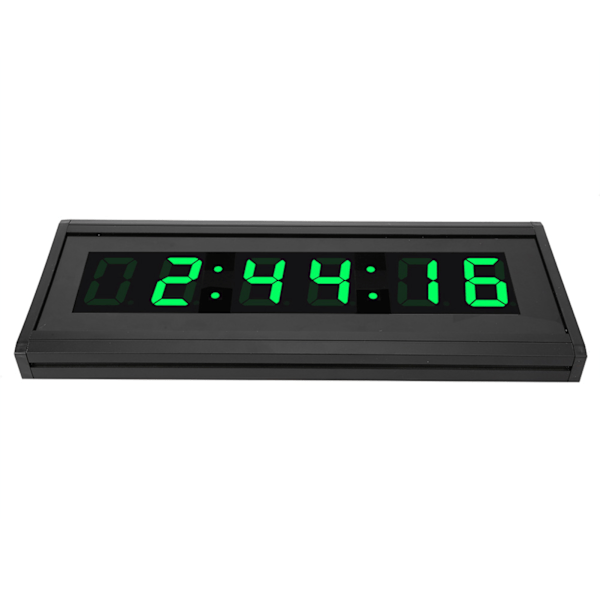 Moderne LED digital vægur med evighedskalender til hjemmet indretning i soveværelset 100-240V