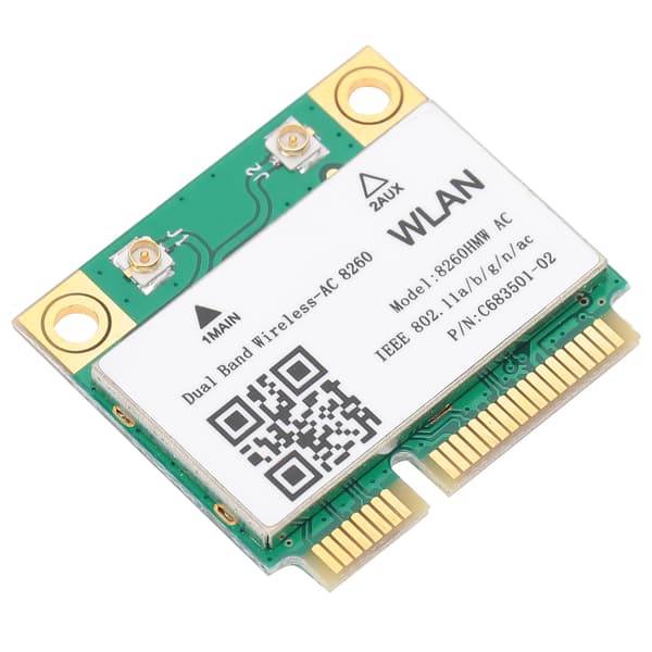 Wireless Network Card Gigabit DualBand 2.4G/5G Bluetooth4.1 Mini PCIE 802.11ac 867Mbps 8260HMW