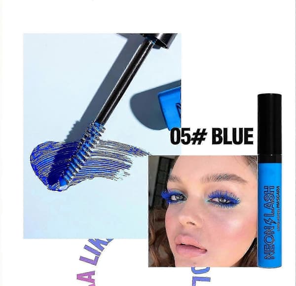 Neonripsiväri, UV Glow Blacklight -värinen ripsiväri ripsille Blue