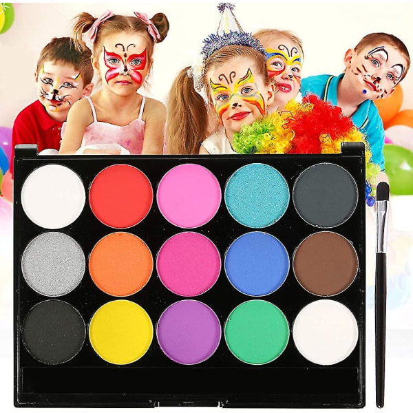 Party Makeup Palette, Kids Makeup, Blush Makeup, 15 Colors Face Makeup Kit