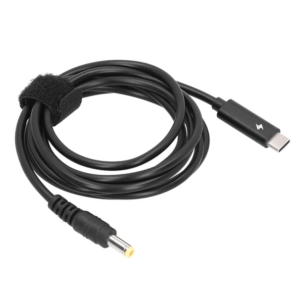 Snabbladdningskabel Typ-C Laddningsport DC5.5x2.5MM Interface för Notebook Strömladdare