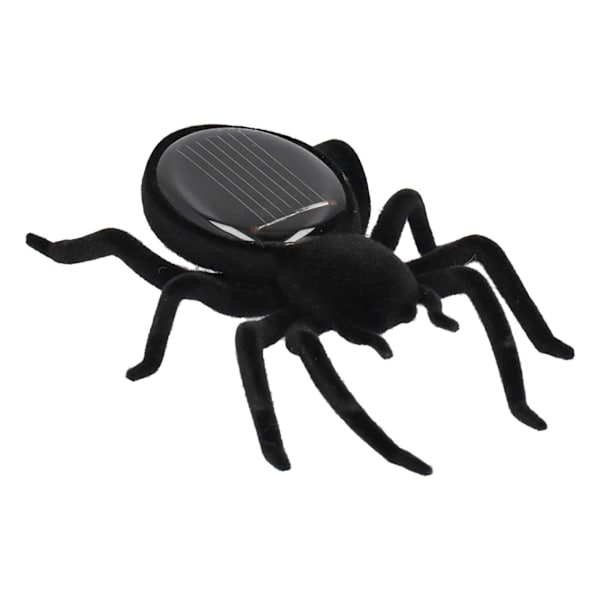 Solcelledrevet Simulerings-Edderkop Legetøj Naturtro Vibrationer Tarantula Solcelledrevet Puslespil Legetøj