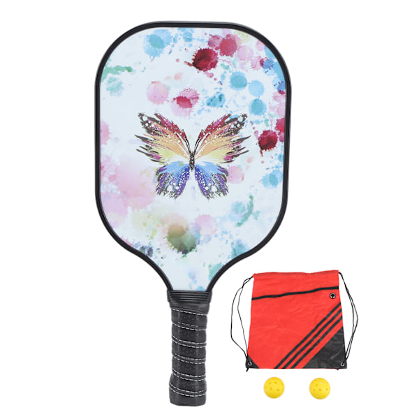 Pickleballpaddlar i kolfiber Pickleballracketbollar med 1 racketar 2 bollar för tävling inomhus utomhus