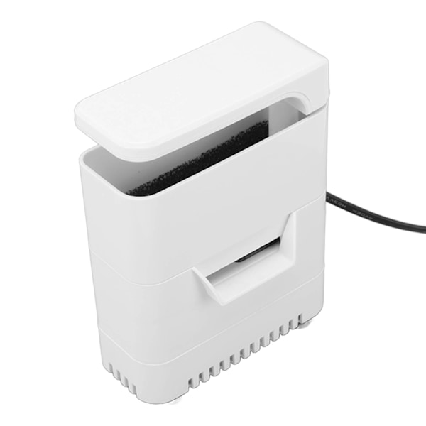 Turtle Tank Filter Låg vattennivå Multifunktionellt starkt sug 3 i 1 Small Fish Tank Filter EU Plug 220V 15W