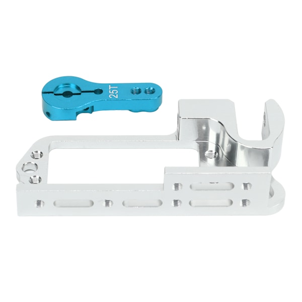RC Servo Monteringssupport med 25T Arm Aluminiumlegering Anti Deformation Universal til Quadcopter Drone Blå