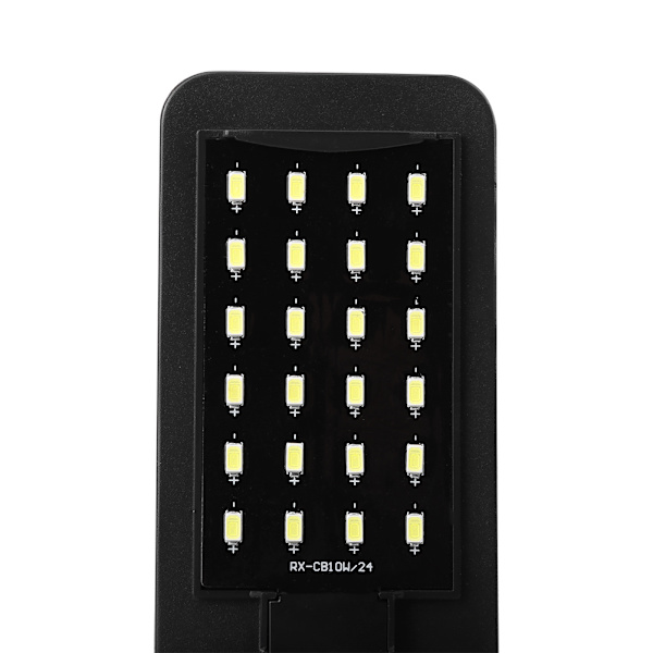 10W Akvarium LED-lys Vandplanter vokser fiske-tank Klip Lampe Belysning (sort)