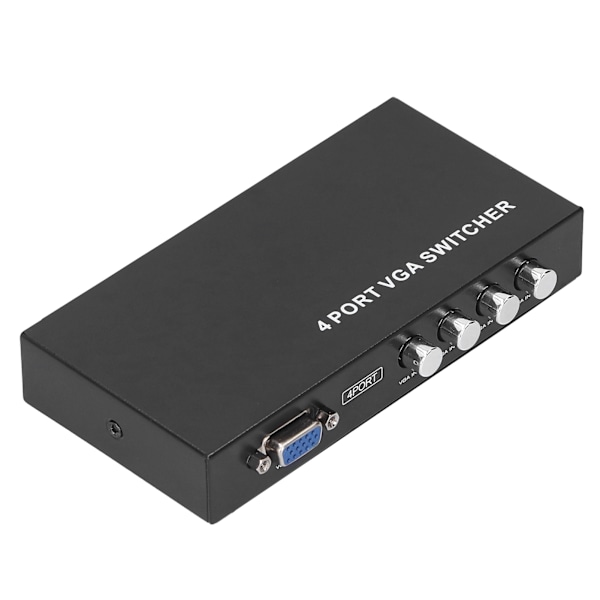 4-ports VGA-växlare SVGA-monitordelningsväxlare 4-i-1-ut för LCD-dator-TV-monitor