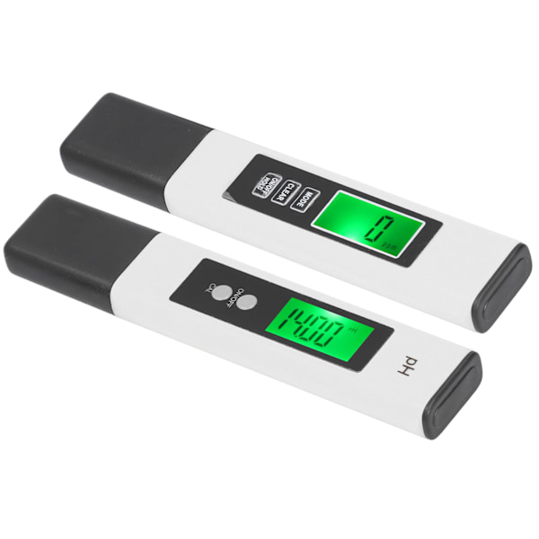 PH TDS Meter Combo 0,01pH Penna med hög noggrannhet ±2 % avläsningsnoggrannhet 3 i 1 EC temperaturtestare (A2(vit) PH02SL(vit))