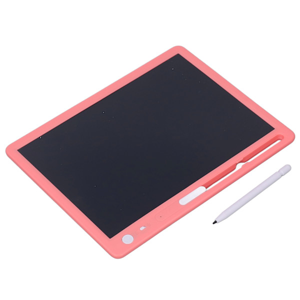 LCD-skrivetavle 10 tommer slettebar pedagogisk fargerik liggende modus Småbarn Doodle Board for gutter Jenter Rosa