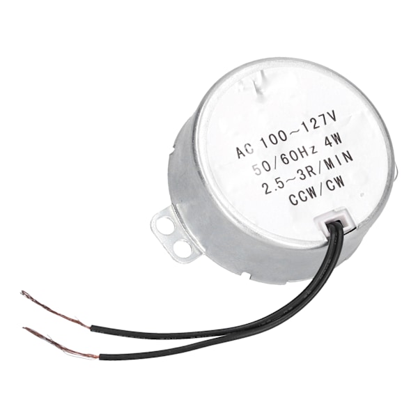 TYC Synkronmotor 2,5‑3R/MIN 50/60Hz CW/CCW Mikrojusterbar 4W AC-motor 110‑127V