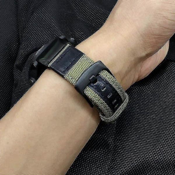 22 mm nylonrem passer til Garmin Fenix 5/fenix 6 (grønn)