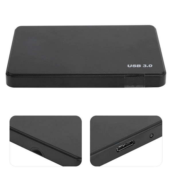 Lagring Harddisk Bærbar HDD 2.5in Ekstern Mobil Disk Bærbar Datamaskin Disk Svart 80G