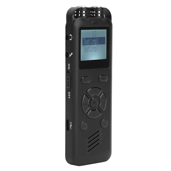 SK‑288 16 Gt:n Kannettava Ammattimainen Digitaalinen Äänen/Äänen Tallennin MP3-Musiikkisoitin LED-Näyttö