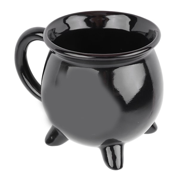 Heksekjele Kanne 300ml Forseglert Witchy Svart Kjele Kanne for Halloween Dekor Borddekorasjon