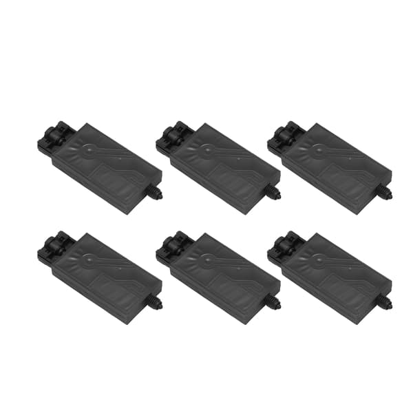 6pcs Printhead Damper UV PP Filtration Accessory Replacement Kit for Xp600 Printer Ink Tube Connector
