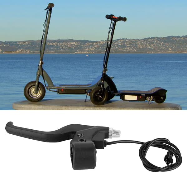 Sort Plastik Venstre Bremsespadel til Razor El-Scooter Pocket E-cykel