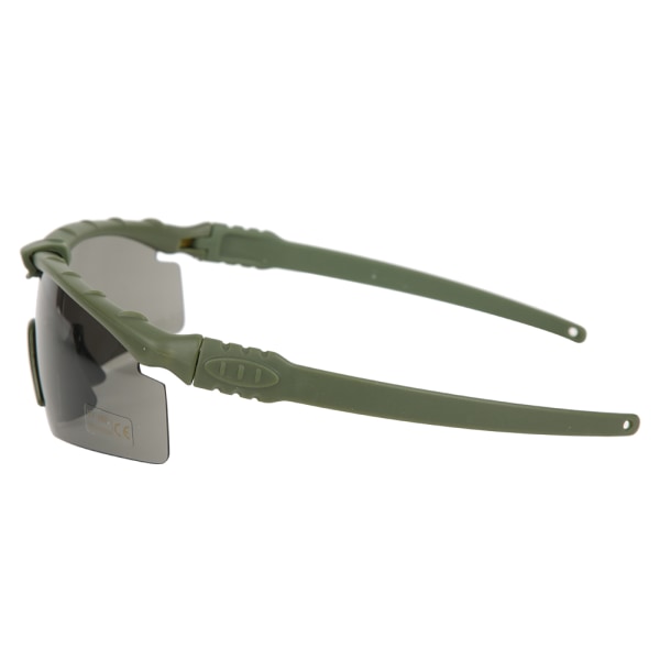Vindtäta sandtäta militära skyddsglasögon taktiska glasögon anti-impact skytteögon (militärgrön)
