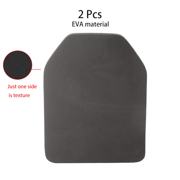 2 stk EVA lettvekts plate sett vest beskyttelse ryggbeskyttende pute