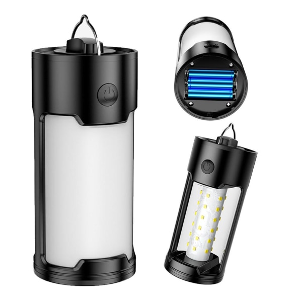 LED Camping Lanterne Batteridrevet Teltlys Campinglampe til Orkan Nødstrømsafbrydelser Udendørs Vandring Rejser (Batterier Ikke Inkluderet)