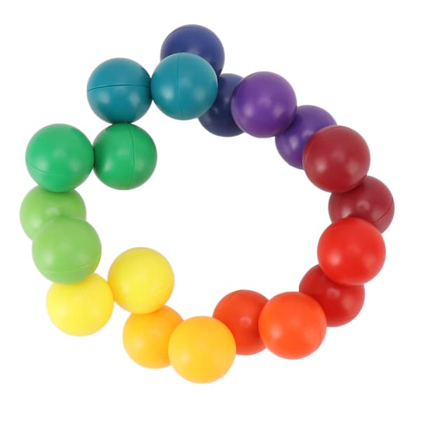 Fidget 3D Puzzle Ball Endless Twisted Stress Relief Educational Bright Color Intelligence Development Puzzle Ball Toy