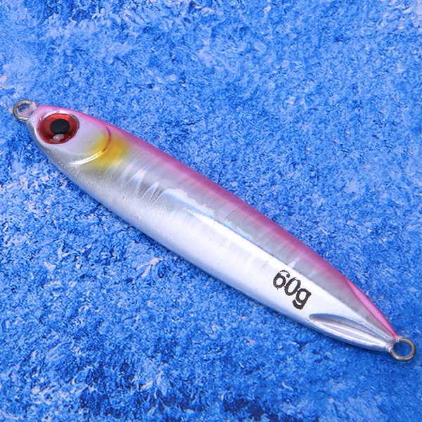 2st Simulering Fisk Form Lure Bete Fiskeredskap Levande Simning Posturrosa