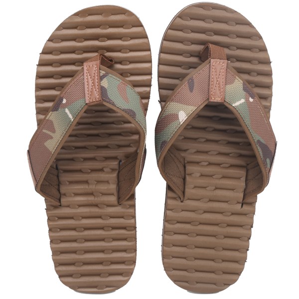 Sommar lättviktsflipflops Flerlagertofflor EVA Outdoors Jakttillbehör(45)