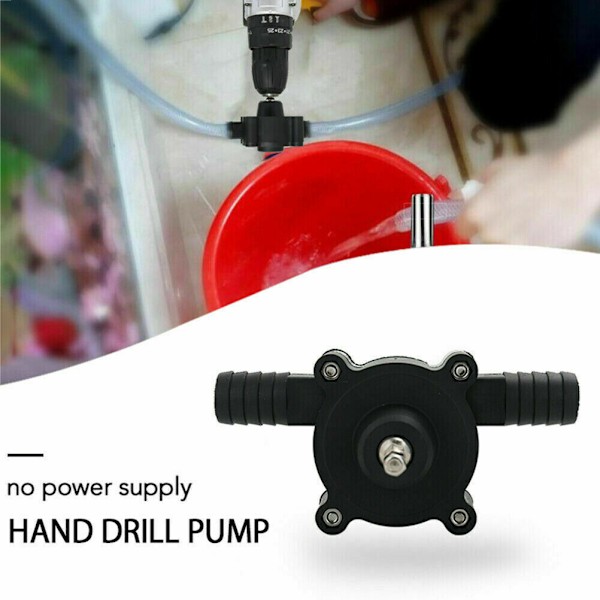 Mini hånddrevet elektrisk borepumpe Selvsugende pumpe Olievæske Vandoverførselspumpe