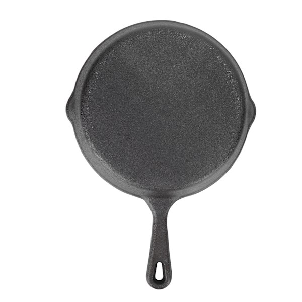 Gjutjärnspanna Jämn värmespridning Gjutjärn Förkryddat Lättlagad Gjutjärnspanna för grillugn Broiler 20cm/7.9in