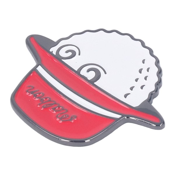 Golf Ball Marker Hat Clips - Fjernbar Magnetisk Anti Rust Marker Hat Clip for Kvinner Menn Voksne Rød