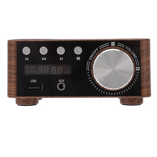 Mini Bluetooth 5.0 Power Amplifier Stereo HiFi Digital Amp 2-Channel 50W and 50W with USB Input