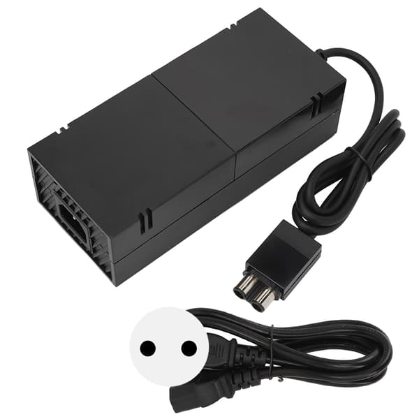 AC Power Supply Brick Adapter Low Noise Cord LED Indicator Light Power Supply for Xbox One Console 100-240V EU Plug