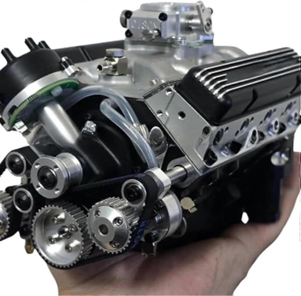 V8 Small Block Engine Modelbyggesæt, Cison V8 Byg Din Egen STEM V8 Modelmotor Til Voksne