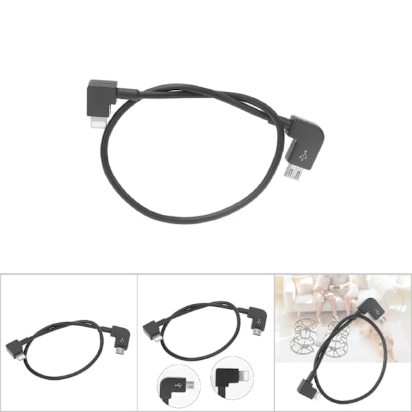 Mikro-USB-kabel RC reservedelsudskiftningstilbehør Passer til MAVIC MINI Drone (til iOS-grænseflade til MicroUSB)
